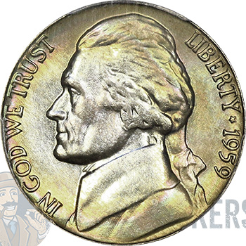 1959 Jefferson Nickel