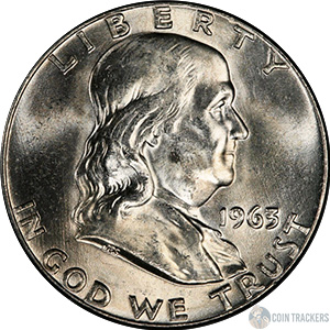 90% Silver Coin 1961 D Ben Franklin Half