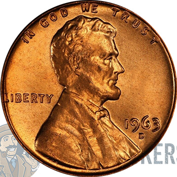 1963 D Lincoln Penny