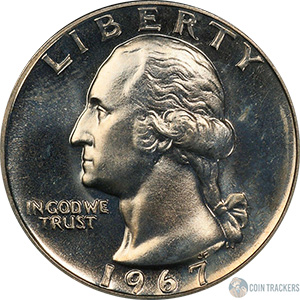1967 Quarter (No Mint Mark) Value | CoinTrackers