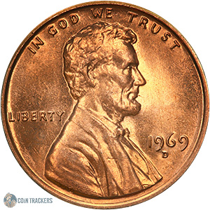 1969 D Penny