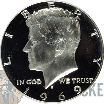 1969 S Kennedy Half Dollar