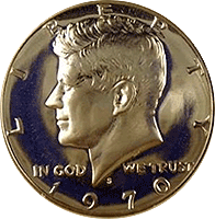 1970 S Kennedy Half Dollar