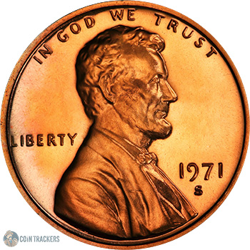 1971 S Lincoln Penny Proof