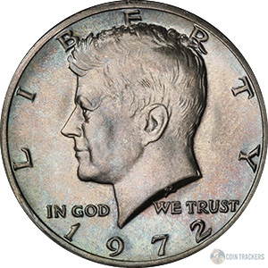 1972 50C Kennedy Half Dollar Ch BU 