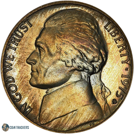 1975 S Jefferson Nickel Proof