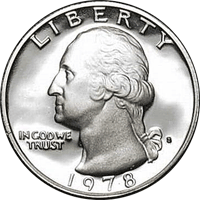 1978 S Washington Quarter Proof