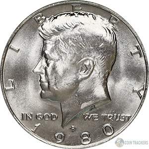 1980-S Proof Kennedy Half Dollar 