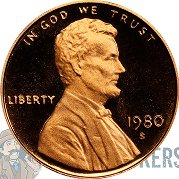 1980 S Lincoln Penny Proof