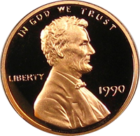 1990 Lincoln Penny