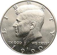 1990-1999 P and D Kennedy Half Dollar 20 BU Coins UNC Mint Set 50c Cello Lot 
