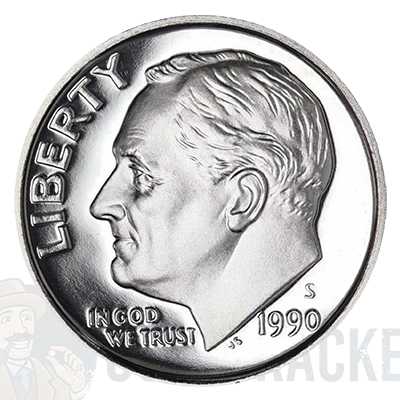 1990 S Proof Dime