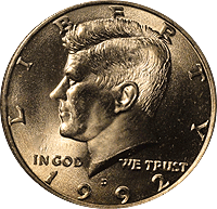 1992 D Kennedy Half Dollar