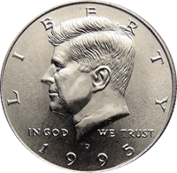 1995 D Kennedy Half Dollar