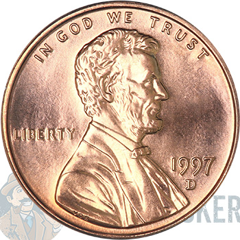 1997 D Lincoln Penny