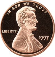 1997 Lincoln Penny