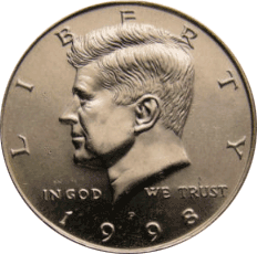 1998 P Kennedy Half Dollar