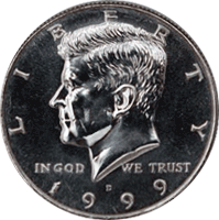 1999 D Kennedy Half Dollar