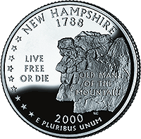 2000 D New Hampshire State Quarter Value | CoinTrackers