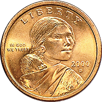 2000 D Sacagawea Dollar