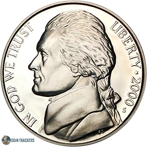 2000 S Jefferson Nickel Proof