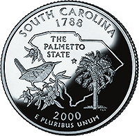 2000 S South Carolina State Quarter Proof