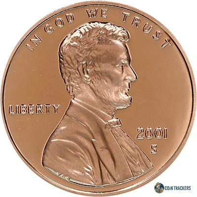 2001 S Lincoln Penny Proof