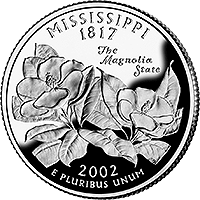 2002 D Mississippi State Quarter