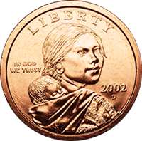 2002 D Sacagawea Dollar