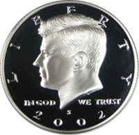 2002 P Kennedy Half Dollar