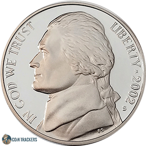 2002 S Jefferson Nickel Proof
