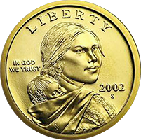 2002 S  Sacagawea Dollar Coin Proof