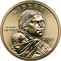 2005 P Sacagawea Dollar