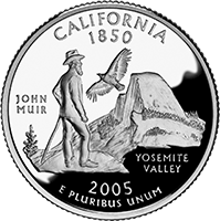 Silver Proof California Quarter