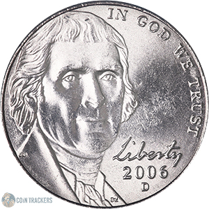 2006 D Jefferson Nickel