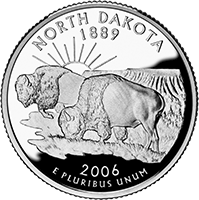 2006 P North Dakota State Quarter