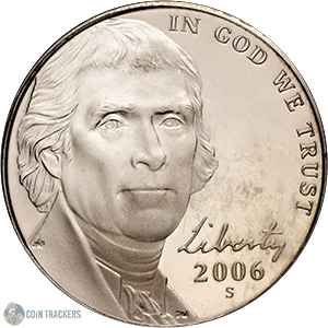 2006 S Jefferson Nickel Proof