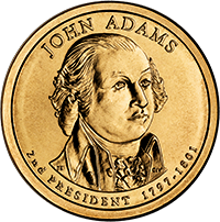 2007 D John Adams Dollar