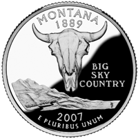 2007 D Montana State Quarter
