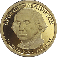2007 S George Washington Dollar Proof