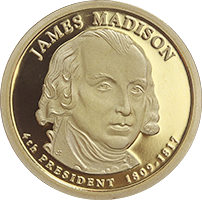 2007 S James Madison Dollar Proof