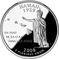 2008 D Hawaii State Quarter