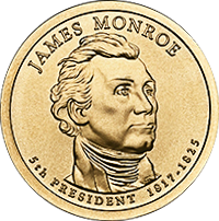 2008 P James Monroe Dollar