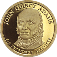 2008 S John Quincy Adams Dollar Proof