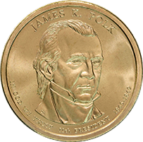 James K Polk Dollar Value