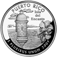 2009 P Puerto Rico Quarter