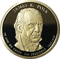 2009 S James K Polk Dollar Proof