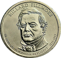 2010 D Millard Fillmore Dollar