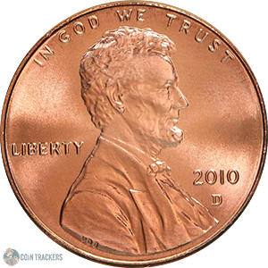 2010 D Shield Penny Value