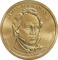 2010 P James Buchanan Dollar